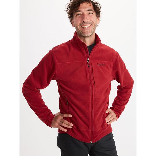 Marmot Reactor Jackets - Mens Fleece Dark Red CA2967150 Canada